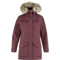 Płaszcz damski Fjallraven Nuuk Parka. Czerwone płaszcze Fjällräven, na zimę, bez wzorów, bez kaptura. Za 2,288.99 zł.