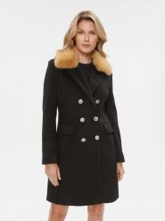 Maryley Płaszcz przejściowy 23IB115/01NE Czarny Regular Fit. Czarne płaszcze Maryley, s, bez wzorów, z syntetyku, bez kaptura. Za 369.99 zł.