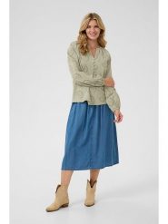 Cream Bluzka w kolorze khaki rozmiar: 42. Brązowe bluzki Cream, bez wzorów, z bawełny, bez kołnierzyka, bez ramiączek. Za 101.23 zł.
