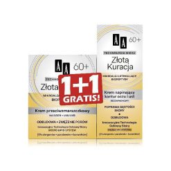 AA Cosmetics AA DUO TW 60+ Krem dzień + Krem p/oczy GRATIS. Kremy pod oczy AA Cosmetics. Za 22.65 zł.