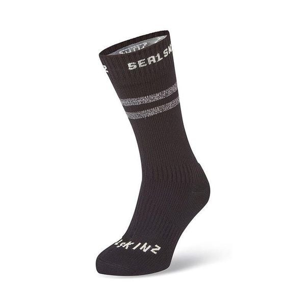 Wodoodporne skarpety Sealskinz Runton. Czarne skarpety SEALSKINZ, bez wzorów, z elastanu. Za 364.01 zł.
