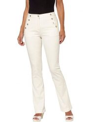 WITT WEIDEN Dżinsy - Regular fit - w kolorze kremowym rozmiar: 38. Białe jeansy WITT WEIDEN, bez wzorów, z podwyższonym stanem. Za 57.60 zł.