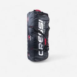 Torba nurkowa na kółkach Cressi Tuna 120 l. Czarne torby na ramię Cressi, bez wzorów, z kauczuku, na ramię, duże, bez dodatków. Za 599.99 zł.