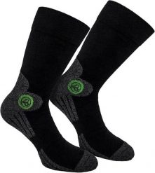 BRUBAKER Trek-Power skarpety trekkingowe 4 pary oddychające. Czarne skarpety X2, bez wzorów, z bawełny. Za 131.99 zł.