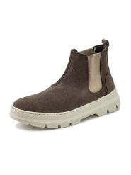 Natural world Skórzane sztyblety w kolorze brązowym rozmiar: 41. Brązowe botki Natural World, bez zapięcia. Za 227.31 zł.