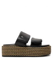 Blauer Espadryle S4OPAL02/RAF Czarny. Czarne espadryle Blauer, bez wzorów, ze skóry, bez obcasa, bez zapięcia. Za 269.99 zł.