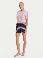 Tommy Hilfiger Piżama UW0UW05760 Kolorowy Regular Fit. Piżamy TOMMY HILFIGER, bez wzorów, z bawełny, bez ramiączek. Za 289.99 zł.