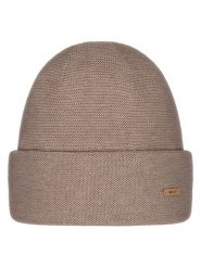 Barts Czapka "Blitzee" w kolorze beżowym rozmiar: onesize. Brązowe czapki Barts, z aplikacjami, z wełny. Za 95.92 zł.