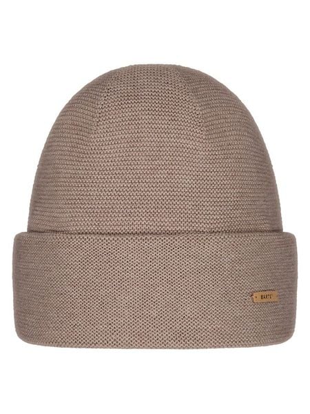 Barts Czapka "Blitzee" w kolorze beżowym rozmiar: onesize. Brązowe czapki Barts, z aplikacjami, z wełny. Za 74.28 zł.