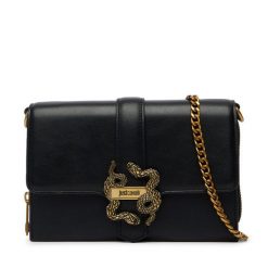 Torebka Just Cavalli. Czarne torebki klasyczne Just Cavalli, bez wzorów, bez dodatków. Za 660.99 zł.