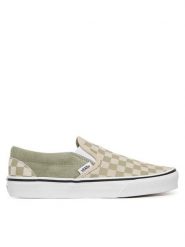 Vans Tenisówki Classic Slip-On VN000D6YFSG1 Zielony. Zielone trampki Vans, bez wzorów, ze skóry, bez zapięcia. Za 339.99 zł.