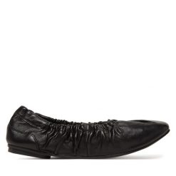 Baleriny Bronx. Czarne baleriny Bronx, bez wzorów, bez obcasa. Za 249.99 zł.