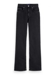 Scotch & Soda Dżinsy - Bootcut fit - w kolorze czarnym rozmiar: W29/L32. Czarne jeansy Scotch & Soda, l, z aplikacjami, z podwyższonym stanem. Za 215.21 zł.
