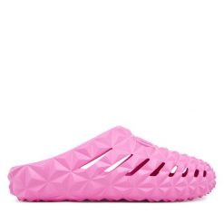 Klapki EA7 Emporio Armani. Czerwone klapki EA7 Emporio Armani, bez wzorów, bez obcasa. Za 419.99 zł.
