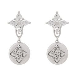 Kolczyki Guess. Szare kolczyki Guess, srebrne. Za 279.99 zł.