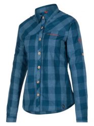 LA SPORTIVA Koszula funkcyjna "Andes" w kolorze niebieskim rozmiar: XS. Niebieskie koszule La Sportiva, xs, bez wzorów, bez kołnierzyka, bez ramiączek. Za 231.68 zł.