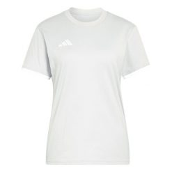 Koszulka damska adidas Entrada Tee. Białe bluzki Adidas, bez wzorów, z bawełny, klasyczne, bez kołnierzyka, bez ramiączek. Za 78.99 zł.