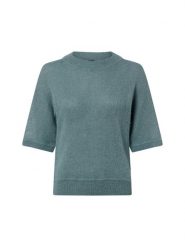 BOSS koszula z dzianiny z alpaki - Fancer Kobiety Wełna niebieski, M. Niebieskie koszule Boss, m, bez wzorów, z dzianiny, bez kołnierzyka, bez ramiączek. Za 549.95 zł.