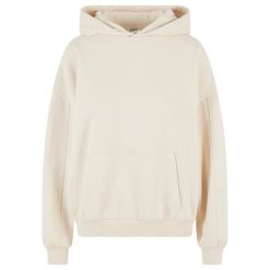 Bluza Z Kapturem Damska Ekologiczna Oversized. Brązowe bluzy Urban Classics, l, bez wzorów, z kapturem. Za 179.99 zł.