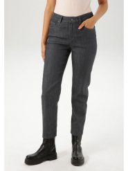 Aniston Dżinsy - Slim fit - w kolorze antracytowym rozmiar: 38. Czarne jeansy Aniston, bez wzorów. Za 87.40 zł.