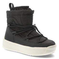 Czarne Śniegowce Filippo Ciepłe Buty Damskie Na Platformie. Czarne botki Filippo, bez wzorów, bez obcasa, na platformie, bez zapięcia. Za 159.00 zł.