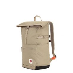 Plecak miejski Fjallraven High Coast Foldsack 24 - fossil. Brązowe plecaki Fjällräven, bez wzorów. Za 518.09 zł.