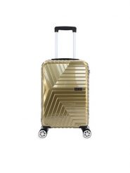 Semi Line Walizka kabinowa T5763-1 Złoty. Żółte walizki Semi Line, bez wzorów. Za 189.99 zł.