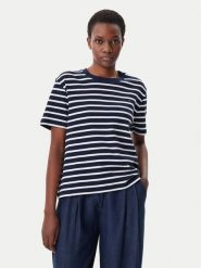 Tommy Hilfiger T-Shirt Modern Cody WW0WW46158 Granatowy Relaxed Fit. Niebieskie t-shirty TOMMY HILFIGER, xs, bez wzorów, z bawełny, bez kołnierzyka, bez ramiączek. Za 179.99 zł.