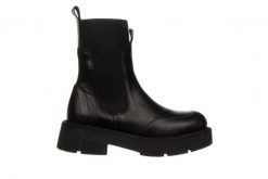 Botki Bayla-161 188 1302 01 01 Black 161632, Czarny, Skóra naturalna - 38. Czarne botki Bayla, na zimę, bez wzorów, z gumy, z okrągłym noskiem, za kostkę, bez obcasa, bez zapięcia. W wyprzedaży za 269.10 zł.