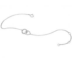 Bransoletka z białego złota z diamentami - 0,05 ct - próba 375. Białe bransoletki Apart, z diamentem, złote. Za 1,259.00 zł.