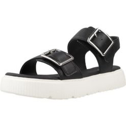 Sandały GEOX J SANDAL KODETTE H Czarny. Czarne sandały Geox, bez wzorów, z syntetyku, bez obcasa, bez zapięcia. Za 187.99 zł.