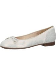 Ara Shoes Skórzane baleriny w kolorze kremowym rozmiar: 38,5. Brązowe baleriny Ara Shoes, bez wzorów, z okrągłym noskiem, bez obcasa. Za 140.86 zł.