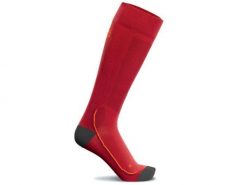 Skarpety Volkl Ski Kneehigh Comfort Red. Czerwone skarpety Völkl, bez wzorów, z materiału. Za 45.00 zł.