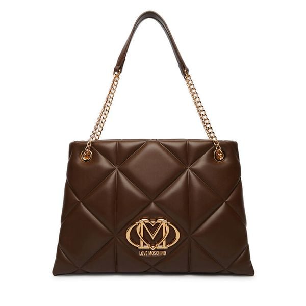 Torebka LOVE MOSCHINO. Brązowe shopper Love Moschino, bez wzorów, bez dodatków. Za 1,099.00 zł.
