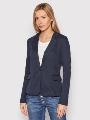 Vero Moda Marynarka Julia 10154123 Granatowy Regular Fit. Niebieskie marynarki i żakiety Vero Moda, bez wzorów, z bawełny. Za 119.99 zł.