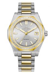 ALAIN ASTER Zegarek kwarcowy w kolorze srebrno-złotym rozmiar: onesize. Szare, analogowe zegarki ALAIN ASTER, ze stali. Za 1,130.99 zł.