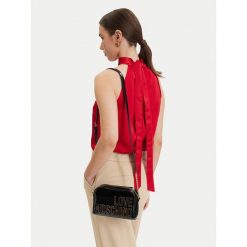 Torebka LOVE MOSCHINO. Czarne listonoszki Love Moschino, bez wzorów, bez dodatków. Za 919.99 zł.