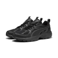 Buty Sportowe unisex Puma Milenio Tech. Czarne obuwie sportowe Puma, z materiału, bez zapięcia, do biegania. Za 289.00 zł.