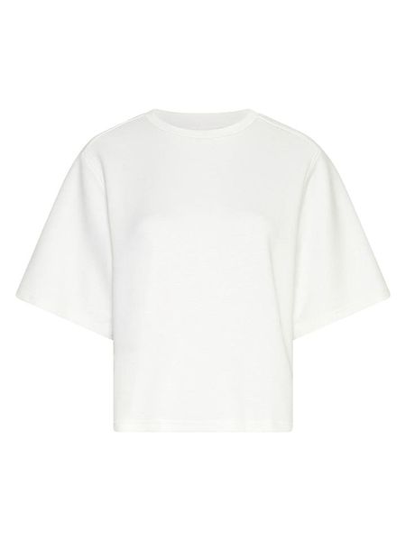MOSS COPENHAGEN Bluza w kolorze białym rozmiar: M/L. Białe bluzy Moss Copenhagen, l, bez wzorów, bez kaptura. Za 149.95 zł.