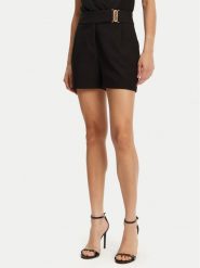 Morgan Szorty materiałowe 251-SHOU.F Czarny Wide Leg. Czarne szorty Morgan, bez wzorów, z materiału. Za 229.99 zł.