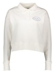 Pepe Jeans Bluza w kolorze białym rozmiar: M. Białe bluzy Pepe Jeans, m, bez wzorów, z jeansu, bez kaptura. Za 154.95 zł.