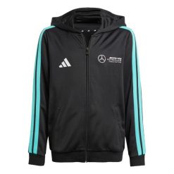 Bluza Z Kapturem Mercedes - Amg Petronas Formula One Team Dna Full Zip. Białe bluzy Adidas, m, bez wzorów, z materiału, z kapturem. Za 199.00 zł.