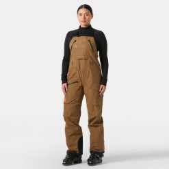 Spodnie narciarskie dla kobiet Helly Hansen Ridge Infinity Shell. Brązowe spodnie narciarskie Helly Hansen, bez wzorów, narciarskie. W wyprzedaży za 2,379.50 zł.