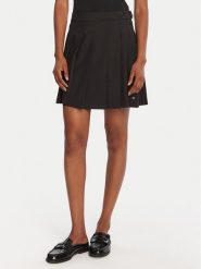 Tommy Hilfiger Spódnica plisowana Timeless WW0WW48354 Czarny Regular Fit. Czarne spódnice TOMMY HILFIGER, bez wzorów, z syntetyku, plisowane. Za 749.99 zł.