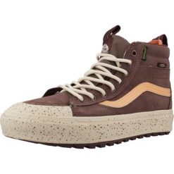 Tenisówki Vans Model Mte Sk8-hi Kolor Brązowy. Brązowe trampki Vans, bez wzorów, ze skóry, bez zapięcia. Za 437.99 zł.