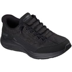 Adidasy Skechers Contour Foam, Kobiety. Czarne obuwie sportowe Skechers, z syntetyku, bez zapięcia. Za 369.99 zł.