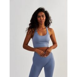 Stanik Sportowy BeShaped Femme Force Bezszwowy. Niebieskie bielizna sportowa BESHAPED, xl, bez wzorów, z nylonu. W wyprzedaży za 152.15 zł.