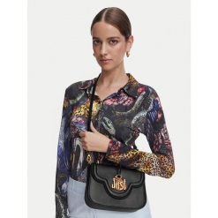 Torebka Just Cavalli. Czarne torebki klasyczne Just Cavalli, bez wzorów, bez dodatków. Za 784.99 zł.