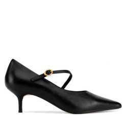 Szpilki Gino Rossi. Czarne szpilki Gino Rossi, bez wzorów, bez obcasa, na szpilce, bez zapięcia. Za 329.99 zł.