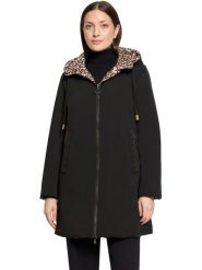 Betty Barclay Dwustronny płaszcz w kolorze beżowo-czarnym rozmiar: 40. Brązowe płaszcze Betty Barclay, bez wzorów, bez kaptura. Za 569.95 zł.